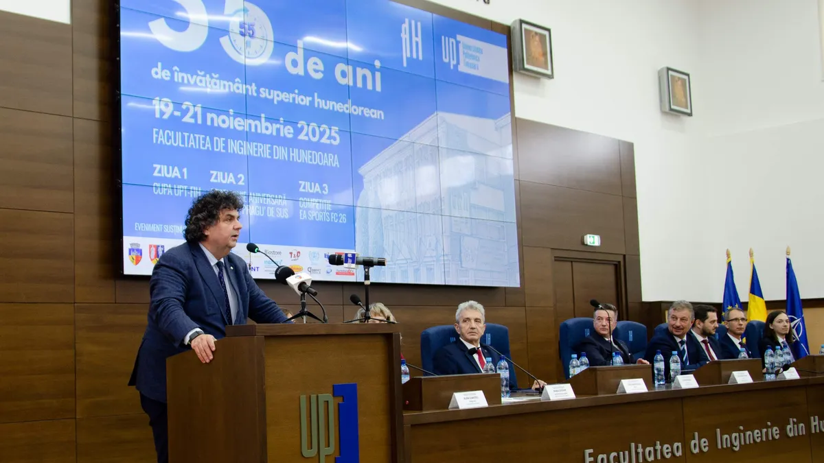 55 de ani de când Hunedoara a devenit oraș universitar, oferind generațiilor de tineri oportunitatea formării la cel mai înalt nivel în cadrul Universității Politehnica Timișoara